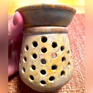 Stone Aroma Oil Diffuser Burner Wax Tart Warmer Polished Made In India